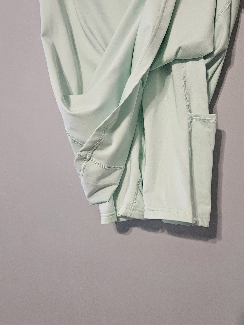 adidas Mint Green Racerback Tank Dress with Dark Trim - Picture 4 of 7